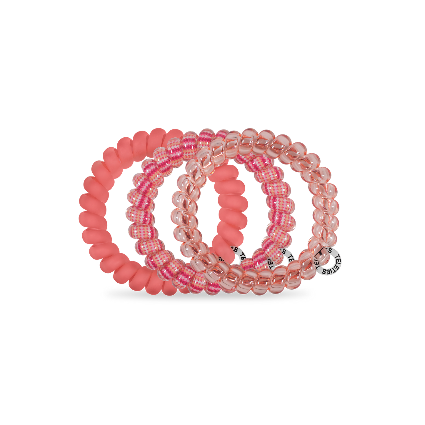 TELETIES - Spiral Hair Coils | Large | Dreamsicle