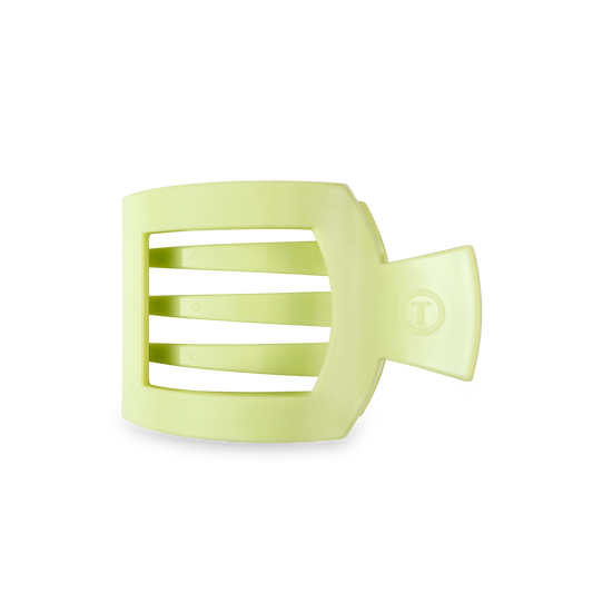 TELETIES - Square Flat Hair Clip | Med. | Aloe, There!