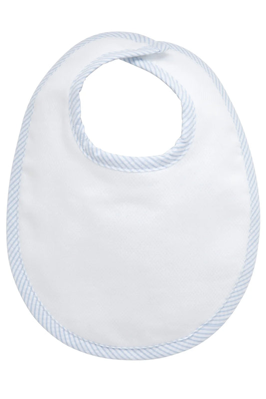 3 Marthas - Seersucker Stripe Basic Bib