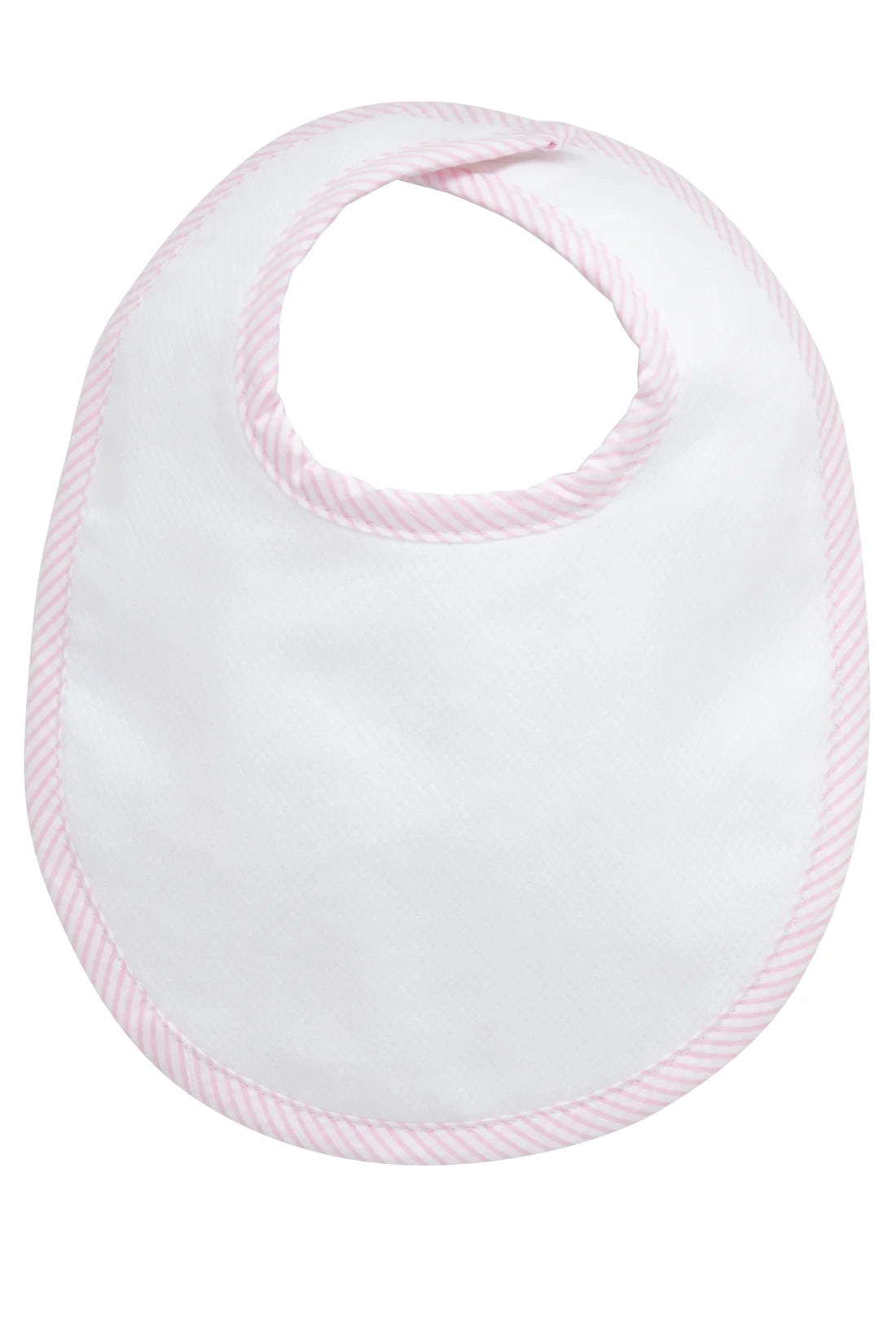 3 Marthas - Seersucker Stripe Basic Bib