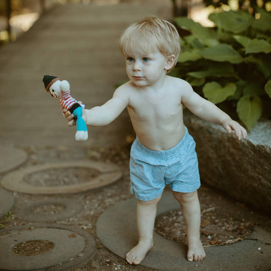 Pebble - Mini Pirate Doll Rattle
