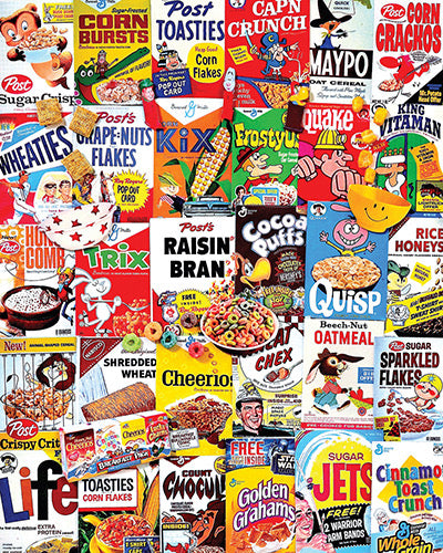 White Mountain- Cereal Box 1000pc Puzzle