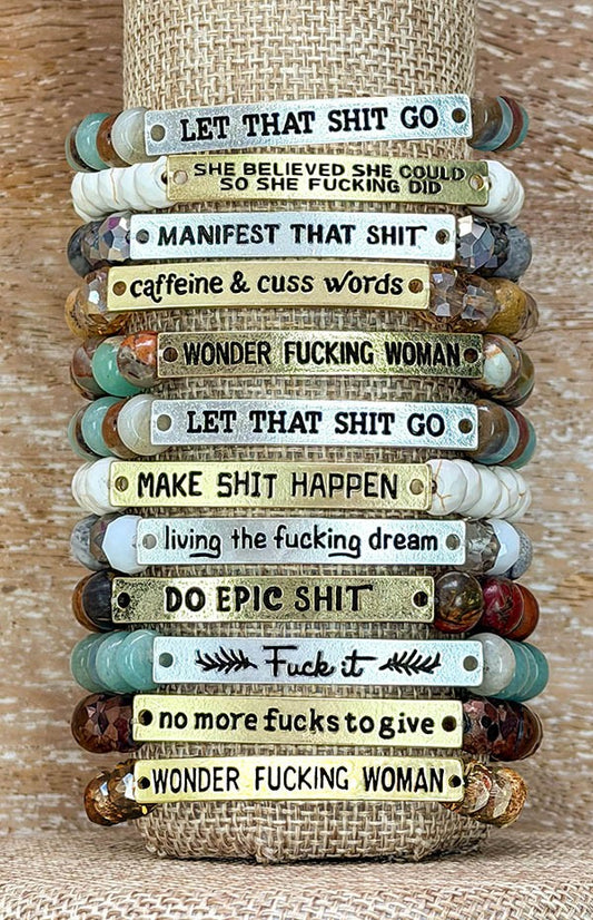 Sassy Bracelets - Assorted Sayings