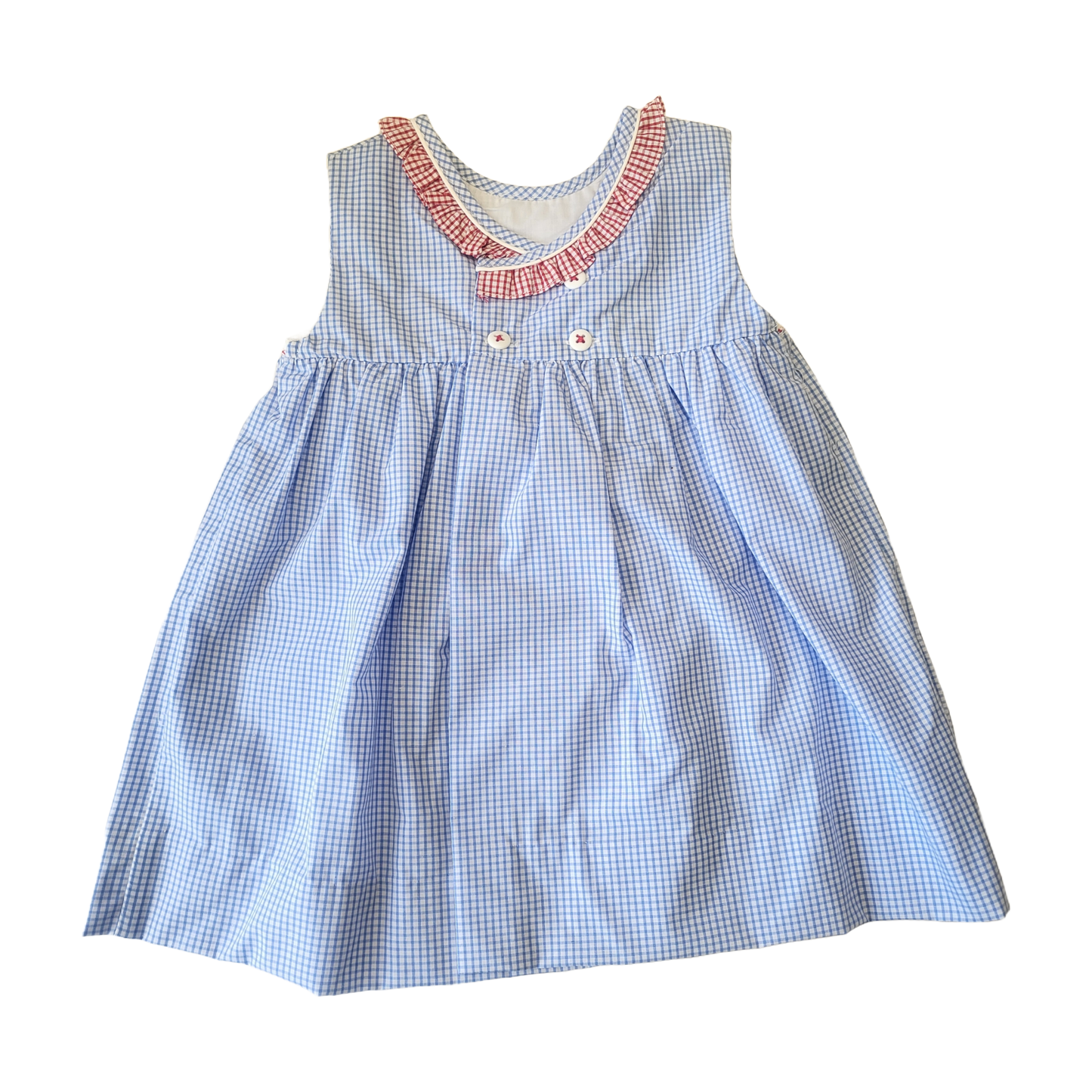 Petit Ami & Zubels - Sun Dress with Flag Hand Picture Smocking