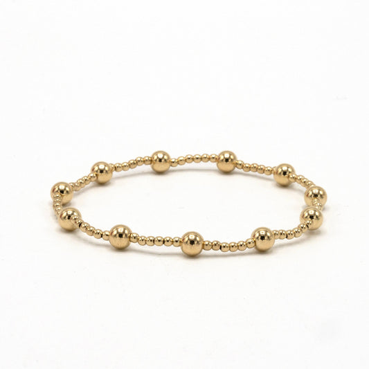 erin gray - The Malibu 2x5 14k Gold-Filled Beaded Bracelet