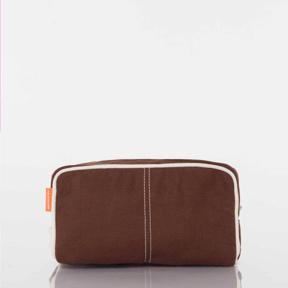 CB STATION - Canvas Dopp Kit Toiletry Bag for Women