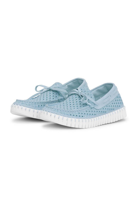 Ilse Jacobsen- Tulip3074- Ash Blue White Shoe
