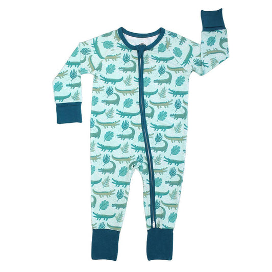 Emerson and Friends - Later Gator Alligator Bamboo Convertible Pajamas Florida Baby Gift