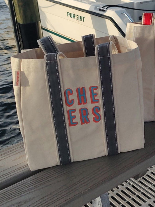 Four Bottle Canvas Wine Tote