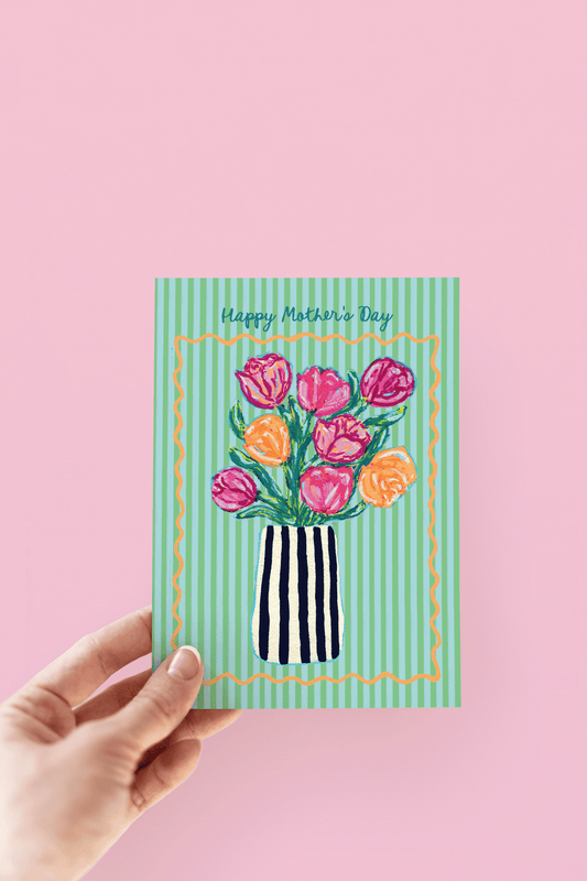 The Shelley Society - Mother's Day Tulips Greeting Card