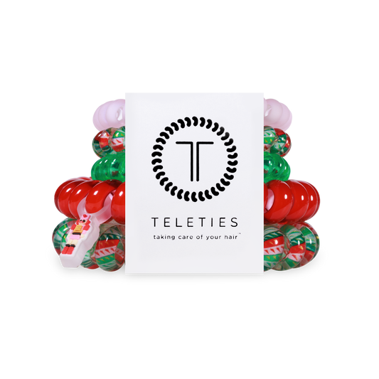 TELETIES - Spiral Hair Coils | Mix Pack | You Crack Me Up Hair Ties