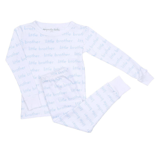 Magnolia Baby - Little Brother Printed Baby/Toddler Boy Long Pajamas