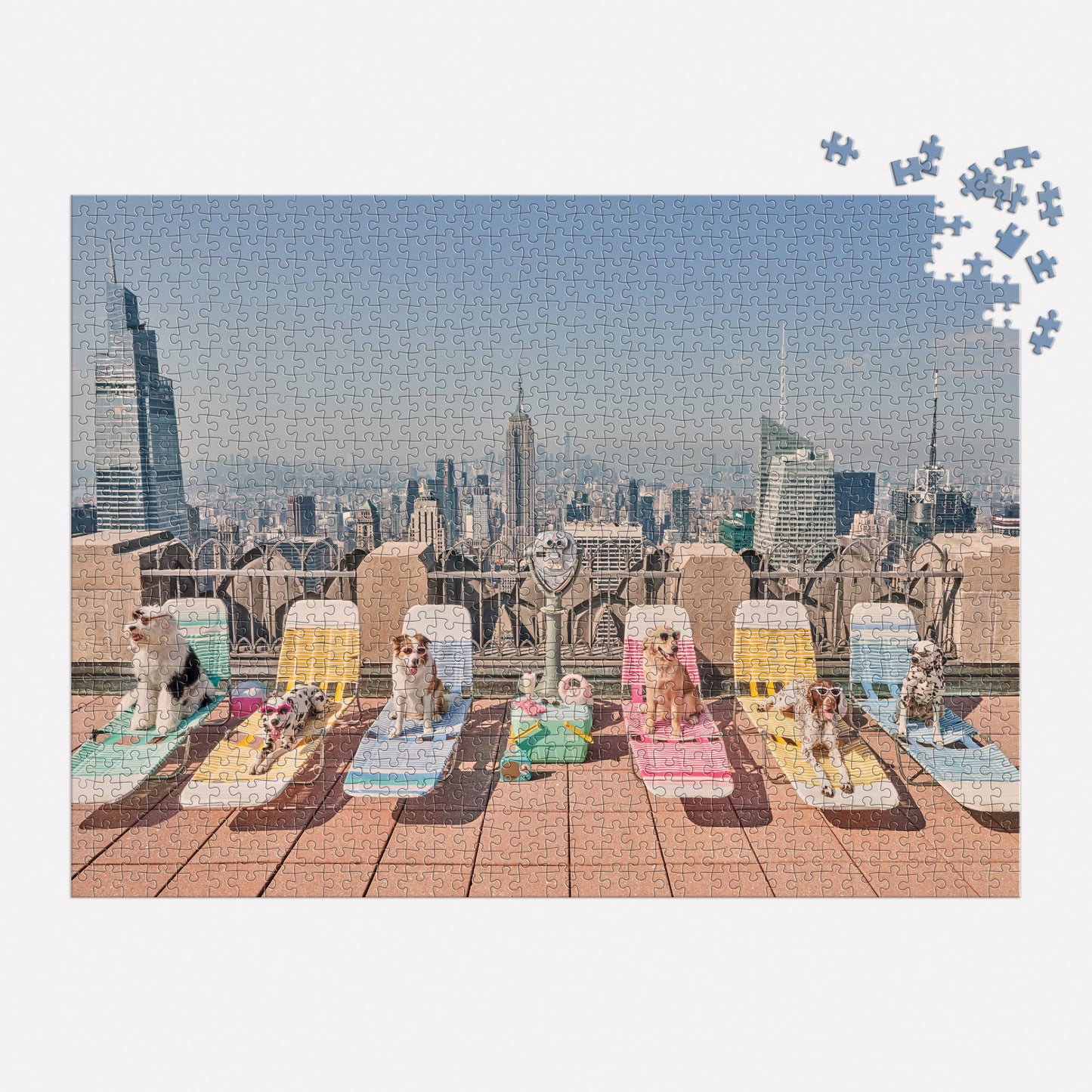 Chronicle Books - Gray Malin The Dogs of New York City 1000 Piece Puzzle