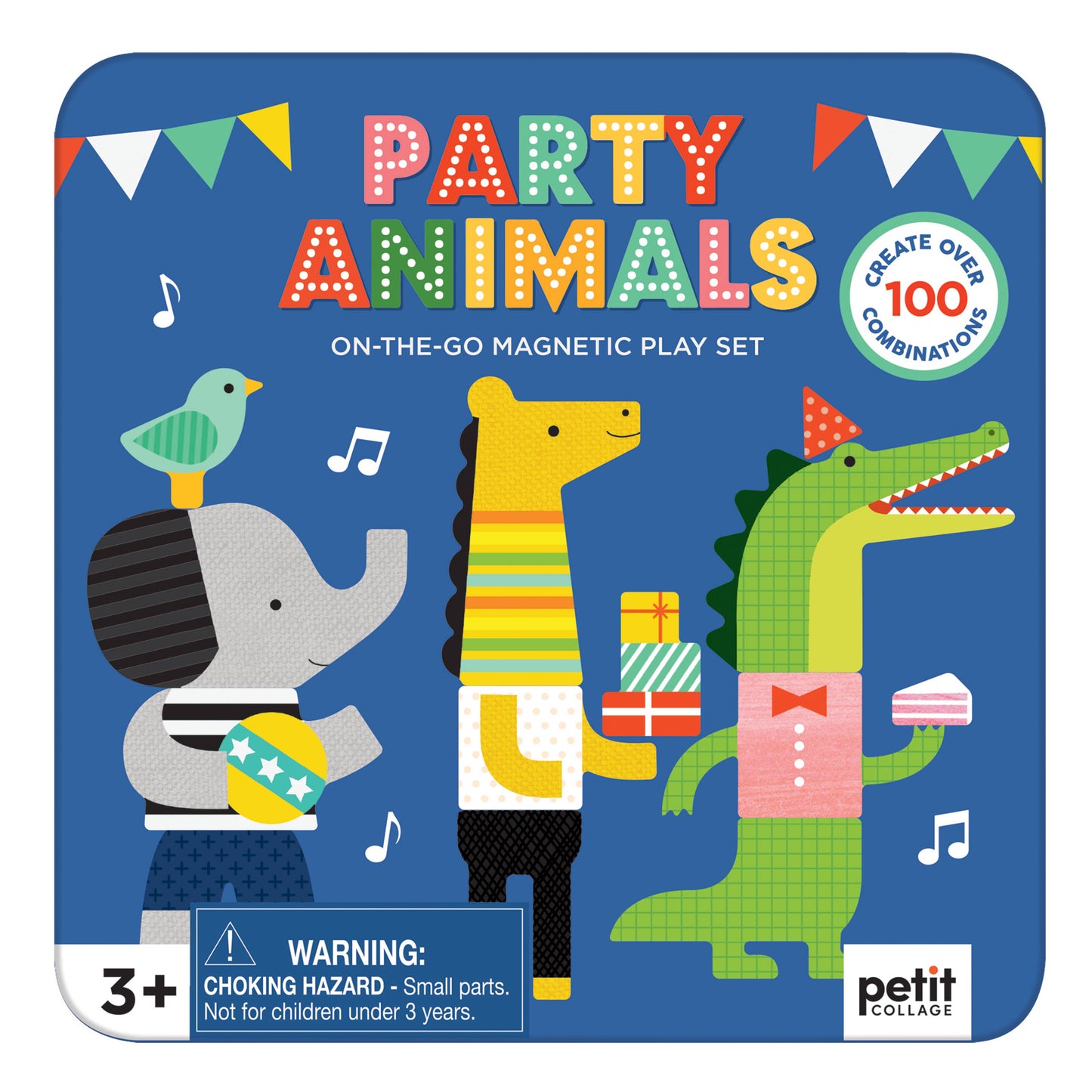 Chronicle Books - Party Animals On-the-Go Magnetic Play Set