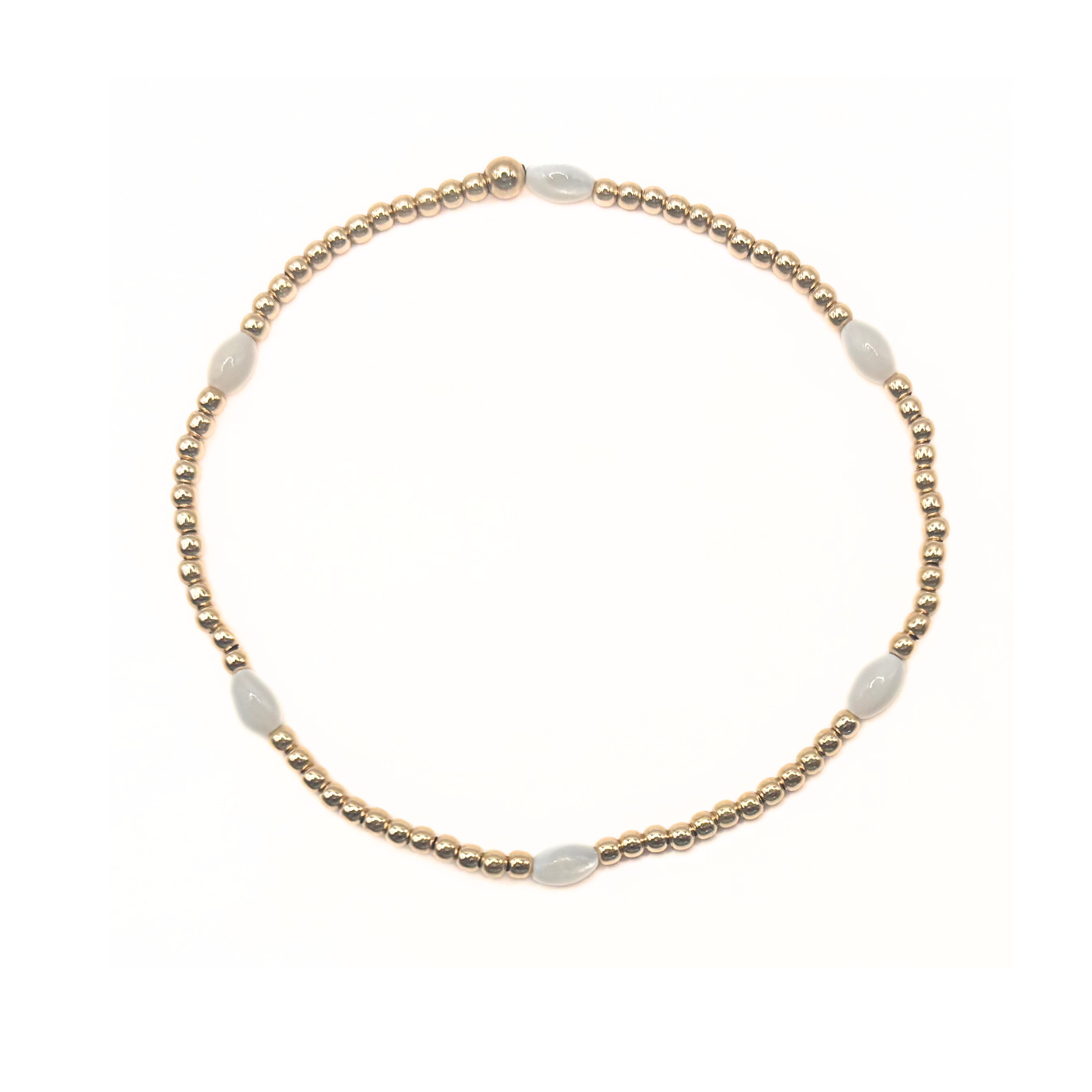 erin gray - The Aspen Bracelet in White Opal