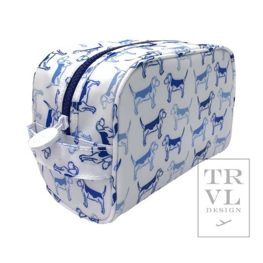 TRVL Design - Stow It - Puppy Love Blue Dopp Kit Bag