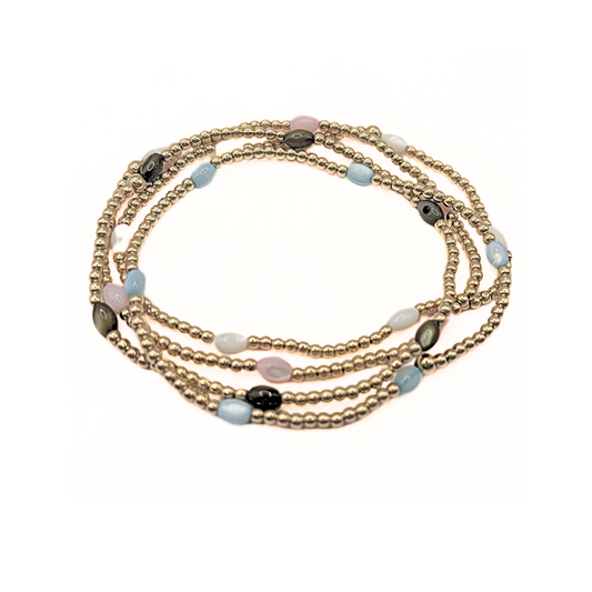 erin gray - The Aspen Bracelet in White Opal