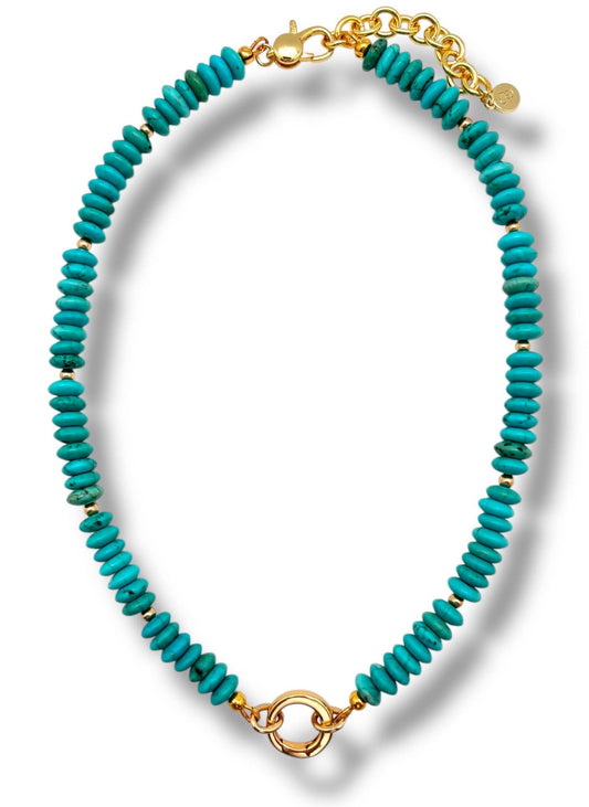 Shiver + Duke - Hazel Beaded Charm Necklace