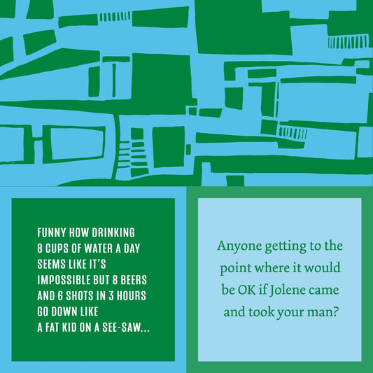 NAPKIN Eight Cups Of Water | Funny Gift | Cocktail Napkin