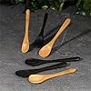 Natural Lightweight and Sturdy Bamboo Salt Spoon Scoop: Brown