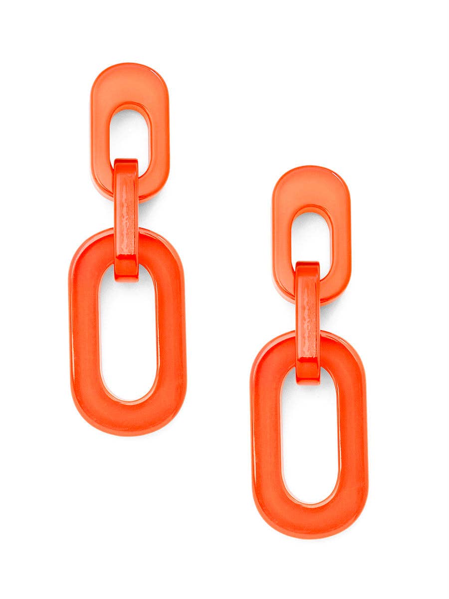 ZENZII Jewelry - Resin Cable Chain Drop Earring