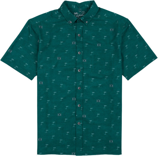 Kahala Palms SS Shirt - Spruce