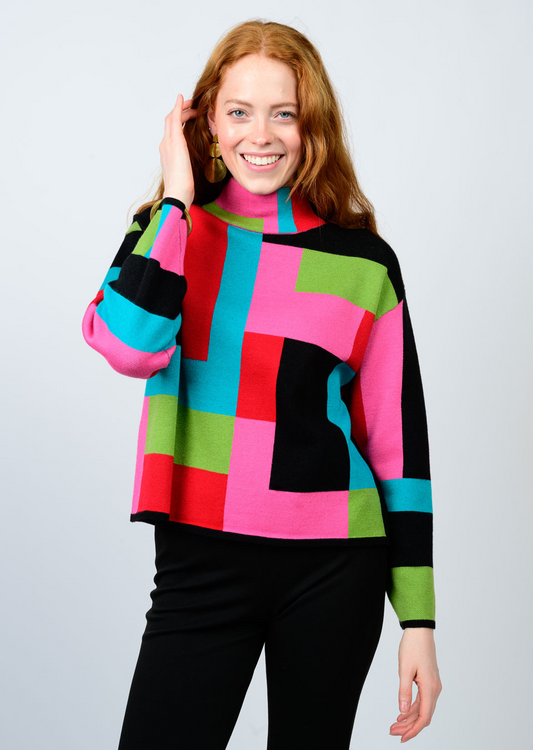 Ivy Jane -  Color Block Sweater