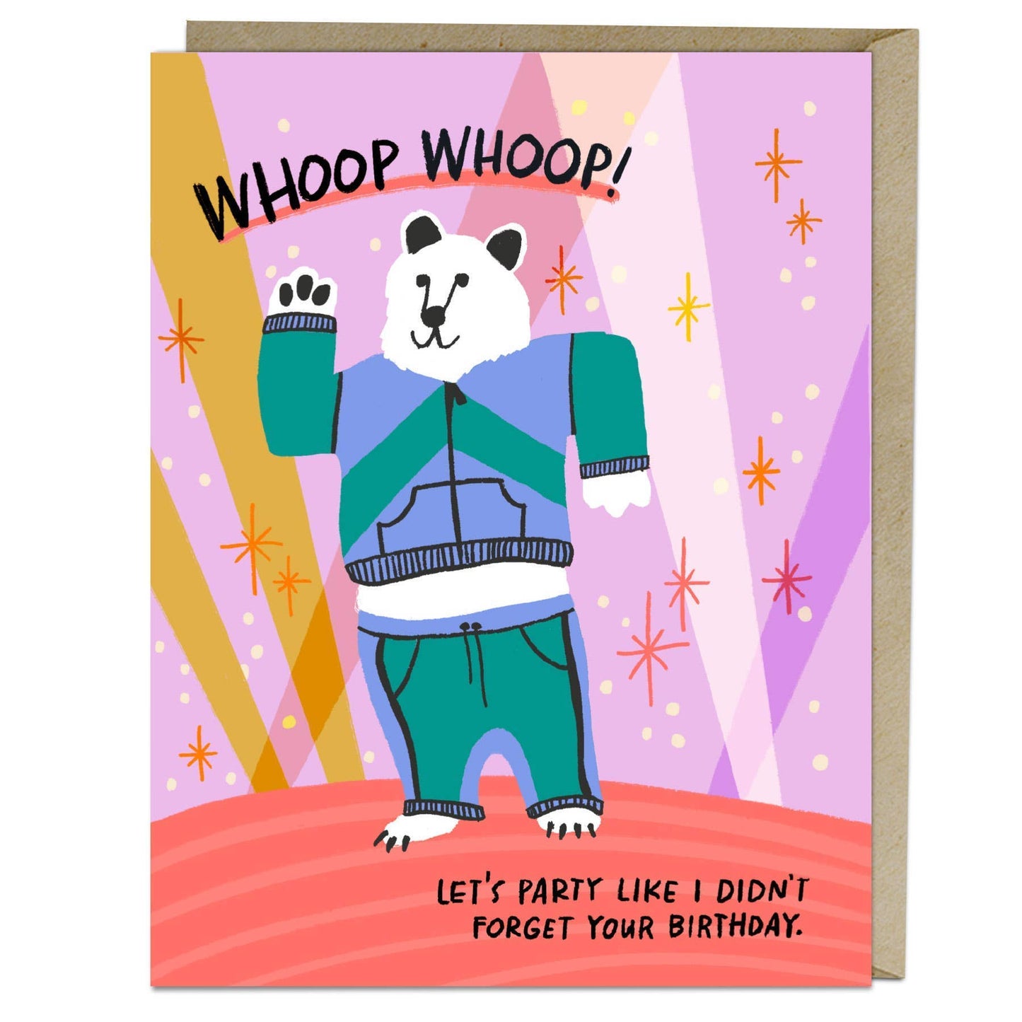 Hachette Book Group - Whoop Whoop Belated Birthday Card