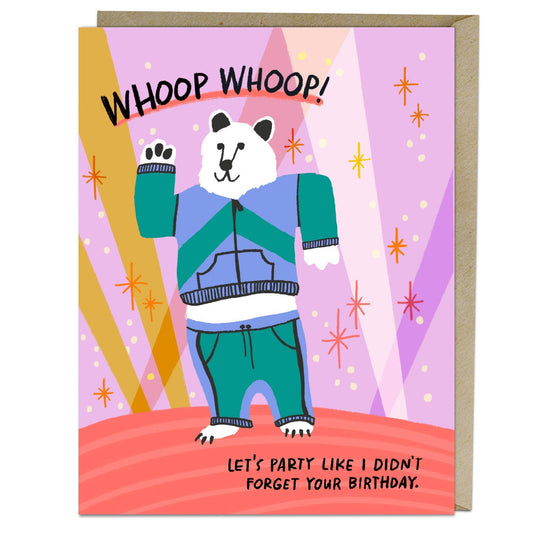 Hachette Book Group - Whoop Whoop Belated Birthday Card