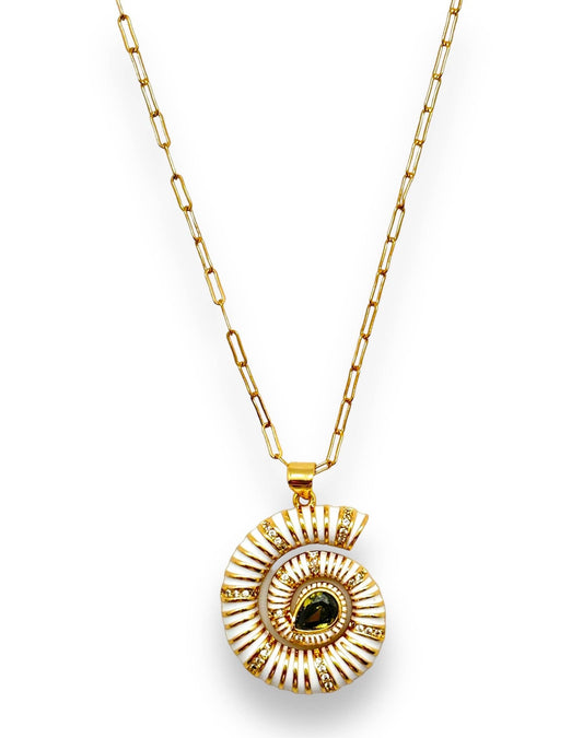 Shiver + Duke - Sundial Seashell Pendant