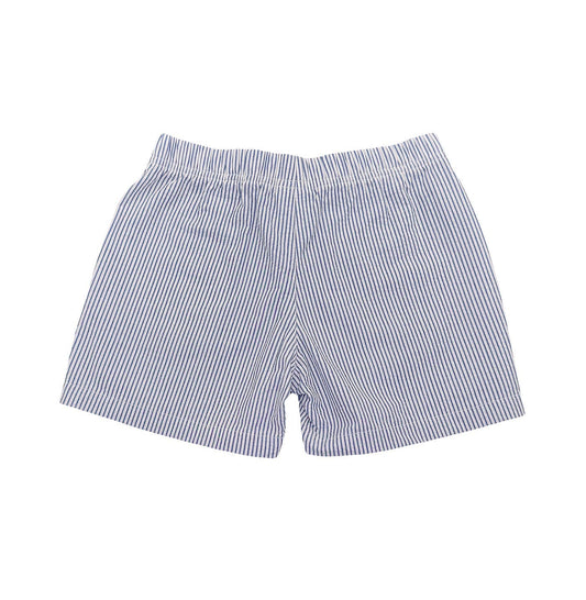 Saltwater Boys Company - Naples Shorts Navy Seersucker