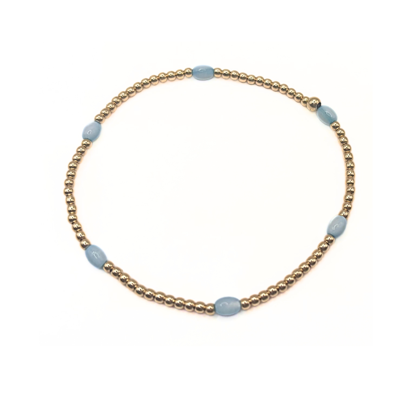 erin gray - The Aspen Bracelet in Pale Turquoise Opal