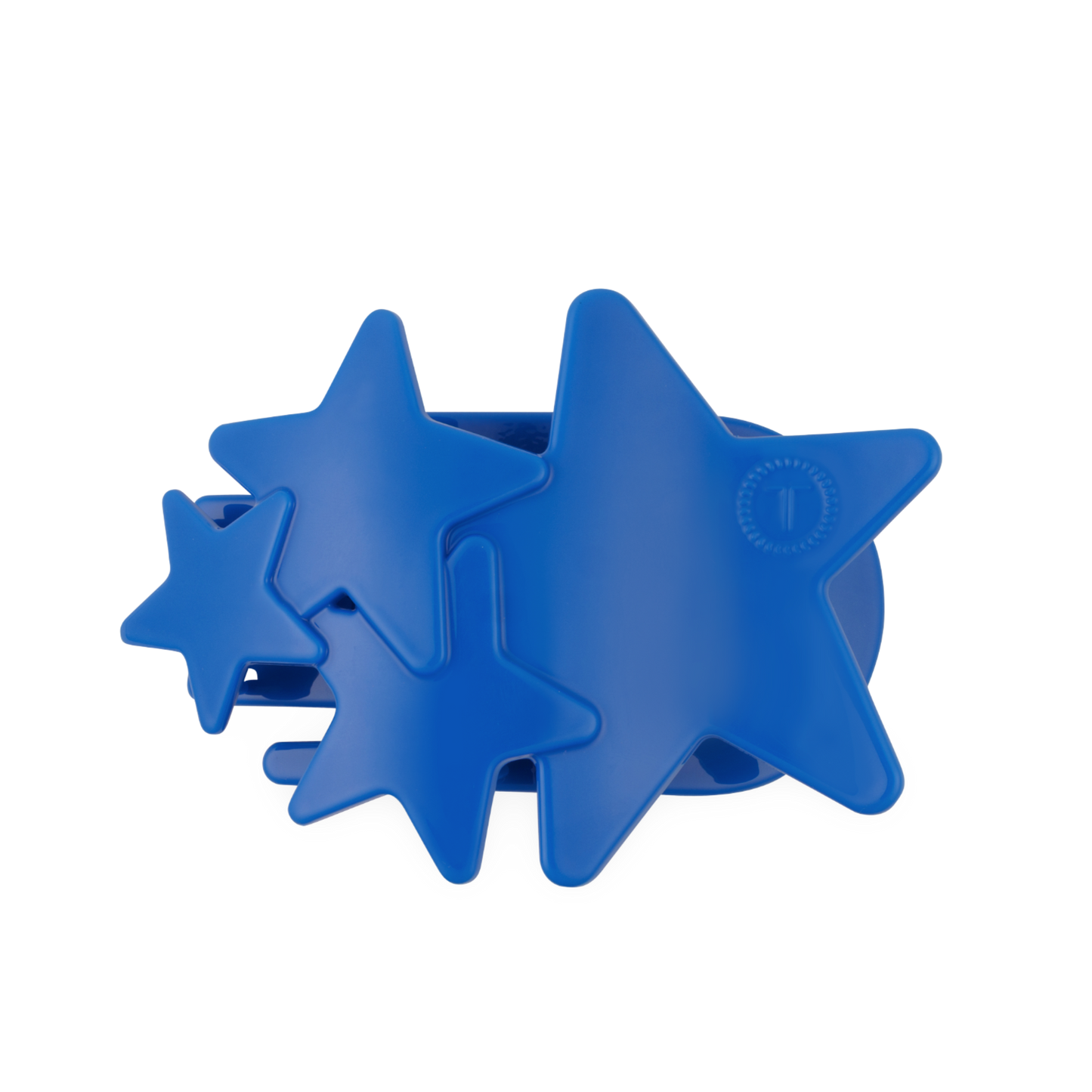 TELETIES - Flat Hair Clip | Large | Blue Shooting Star