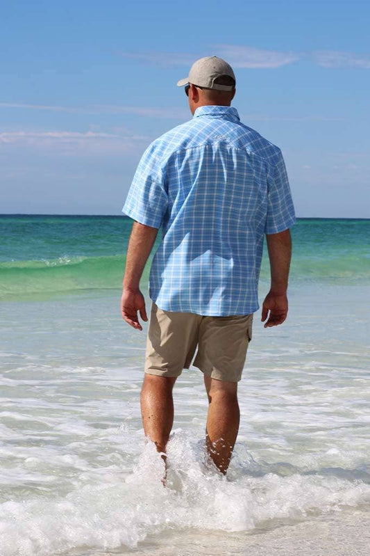 Mojo Sportswear Company - Coastal Plaid Short Sleeve