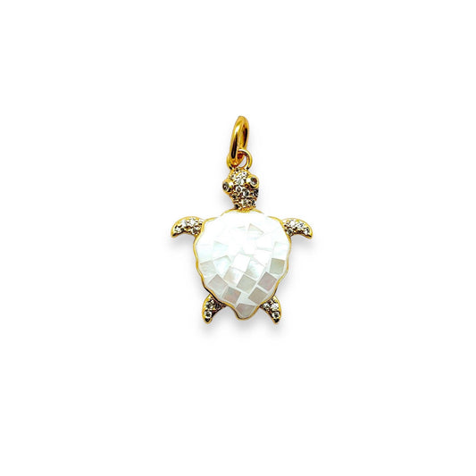 Shiver + Duke - Mother of Pearl Turtle