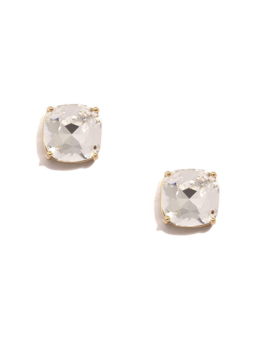ZENZII Jewelry - Square Crystal Stud Earring