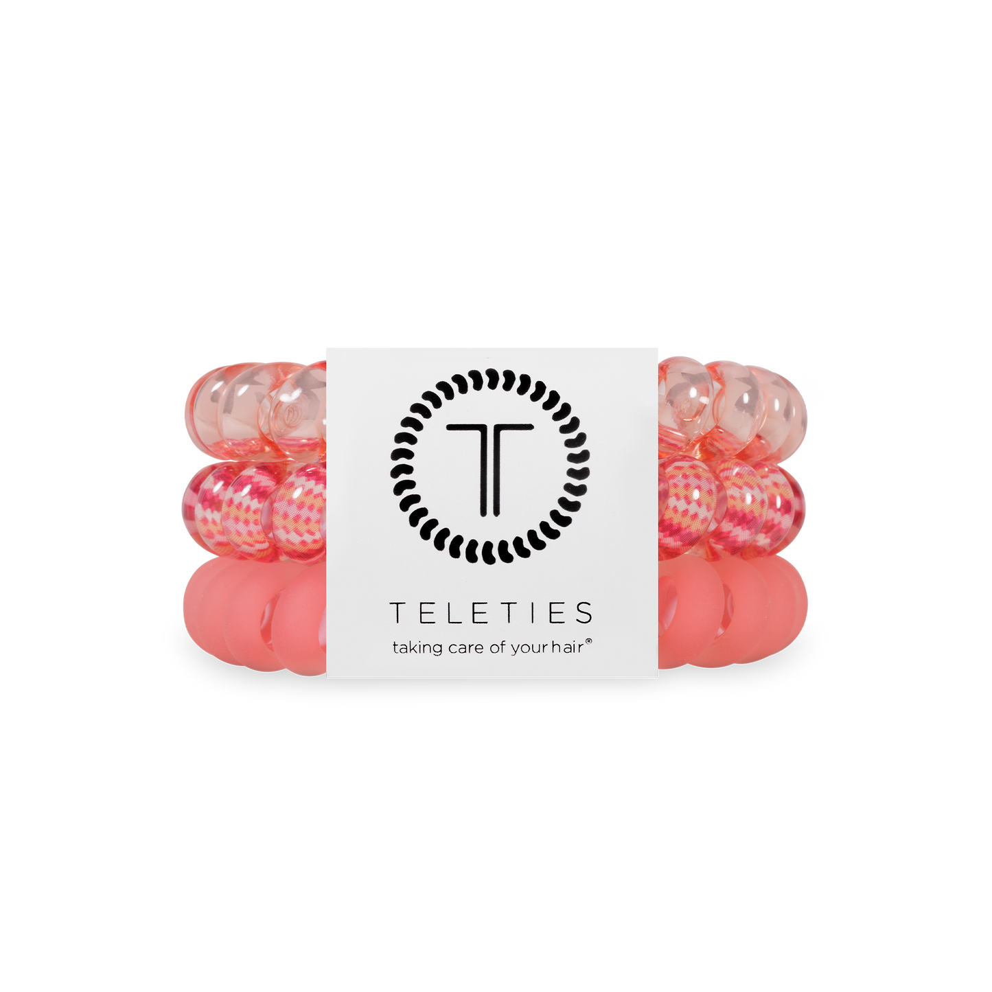 TELETIES - Spiral Hair Coils | Large | Dreamsicle