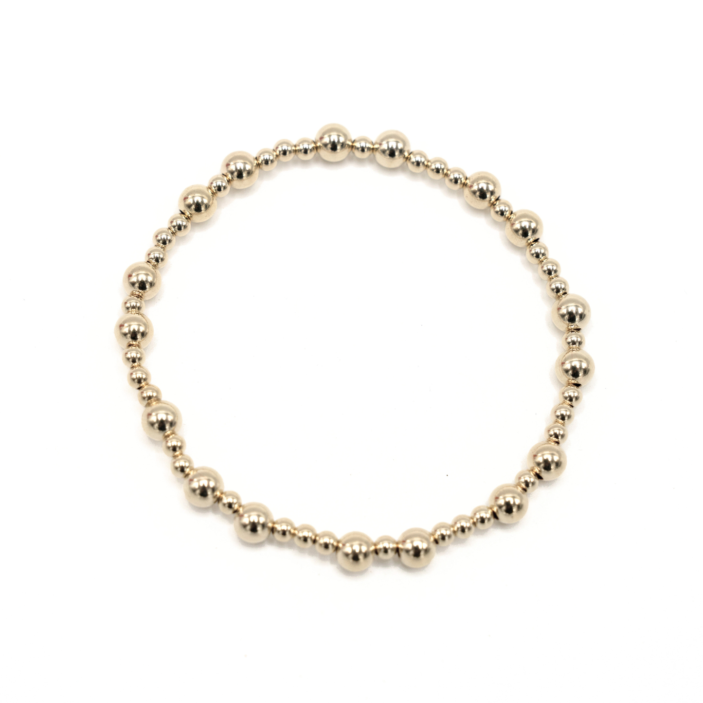 erin gray - The Charleston 3x5 14k Gold-Filled Beaded Bracelet