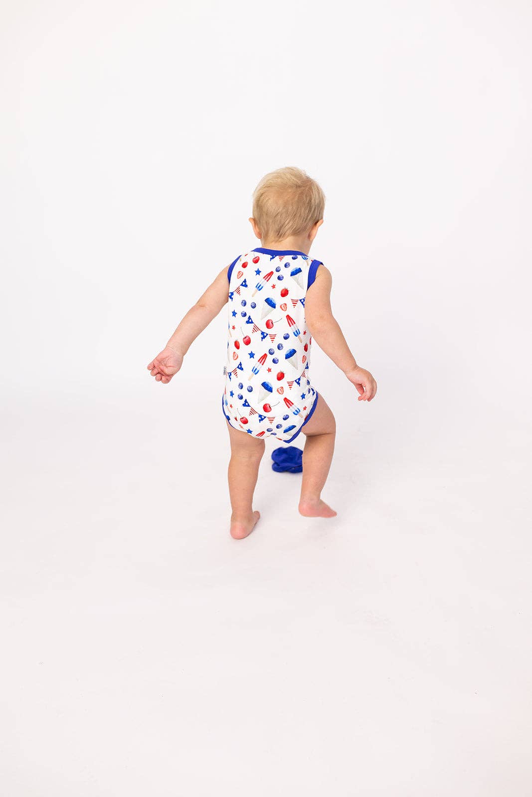 Southern Slumber - The Fourth Infant Bamboo Henley Onesie with Snaps