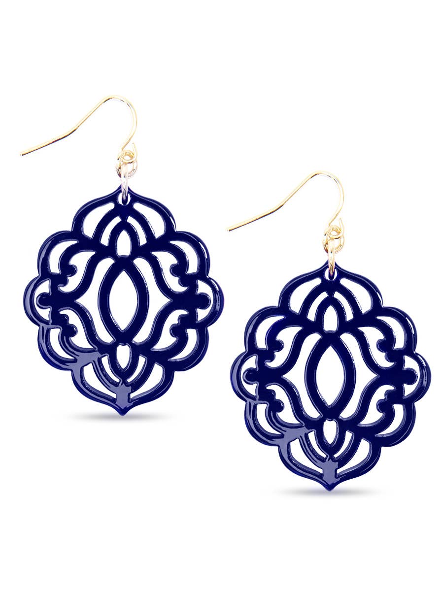 ZENZII Jewelry - Baroque Resin Drop Earring