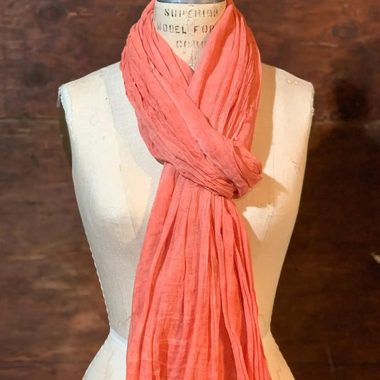 Stone Washed Cotton Scarf