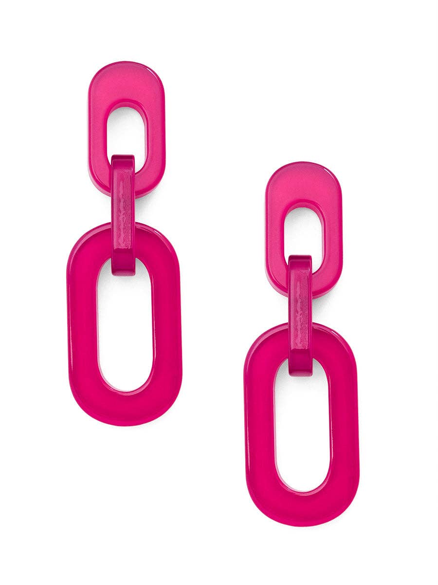 ZENZII Jewelry - Resin Cable Chain Drop Earring