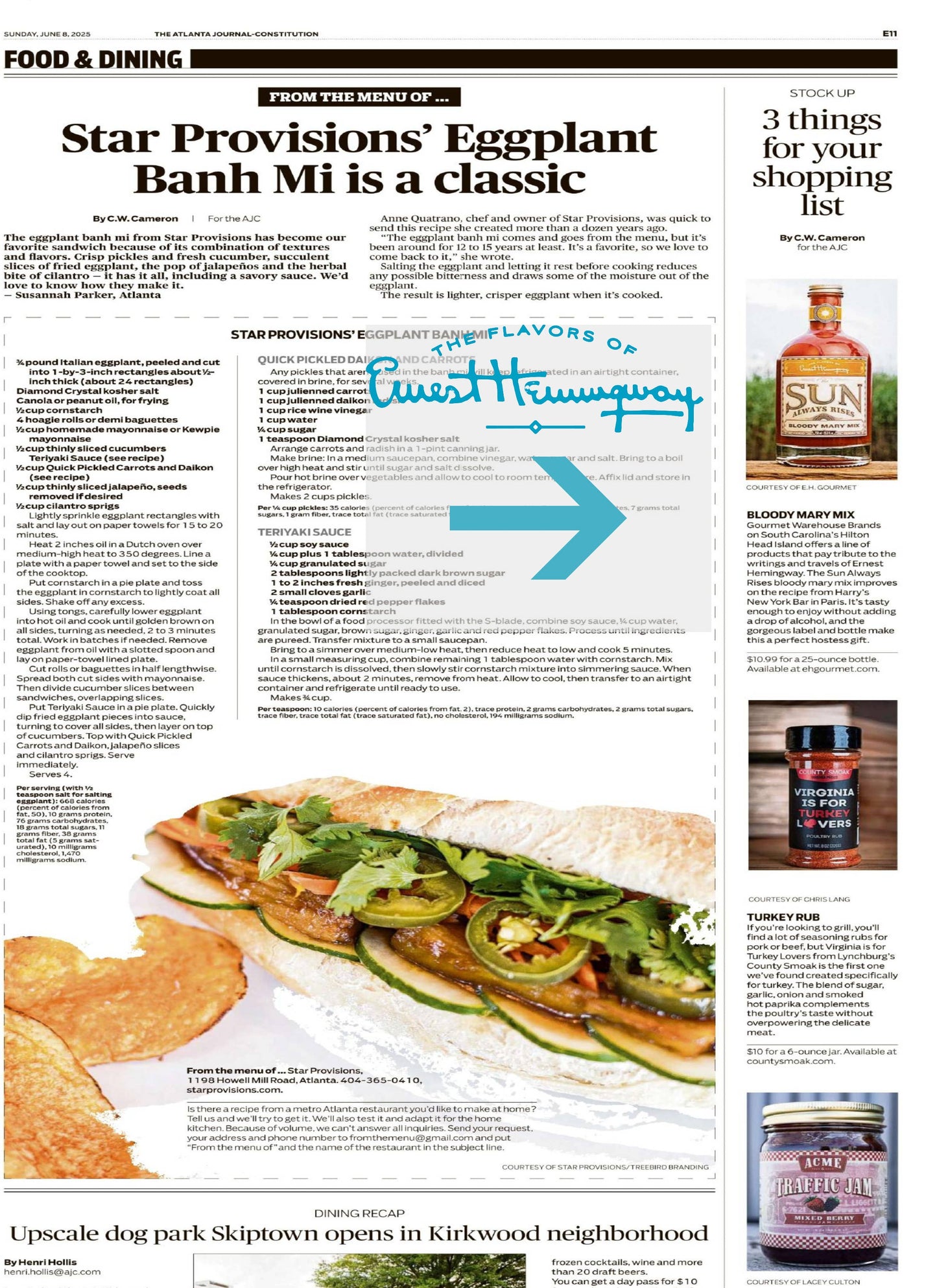 Gourmet Warehouse Brands - Hemingway "The Sun" Bloody Mary Mix