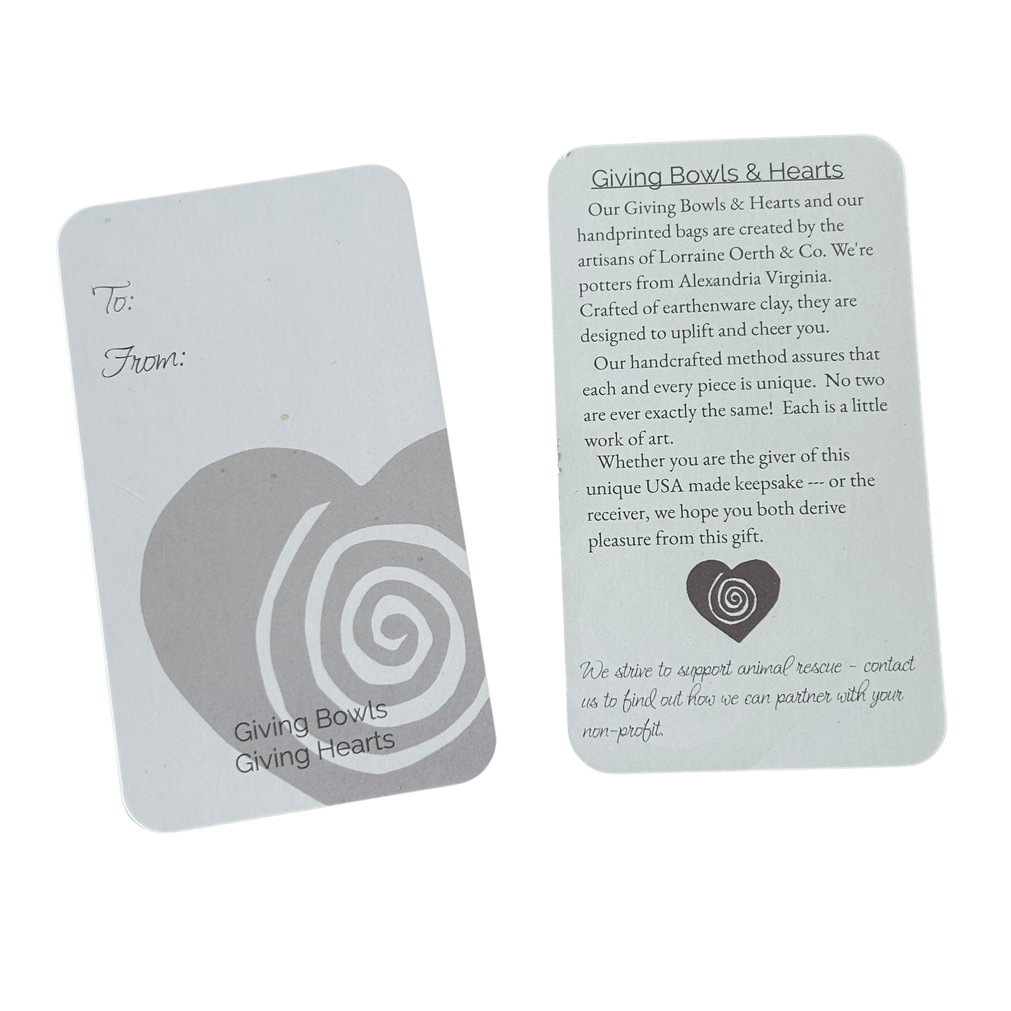 Lorraine Oerth  Co. - Collection 10 - Gratitude Heart