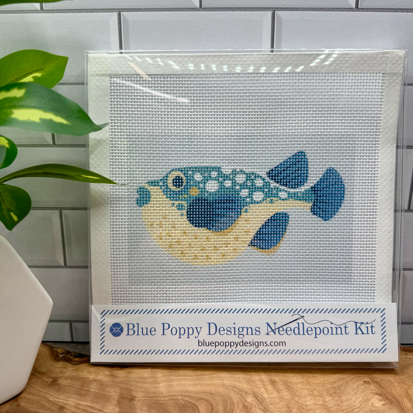 Blue Poppy Designs - Pufferfish Needlepoint Kit