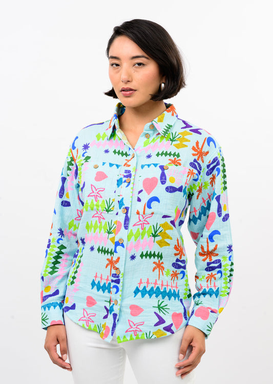 Ivy Jane - Long Sleeve Camp Shirt