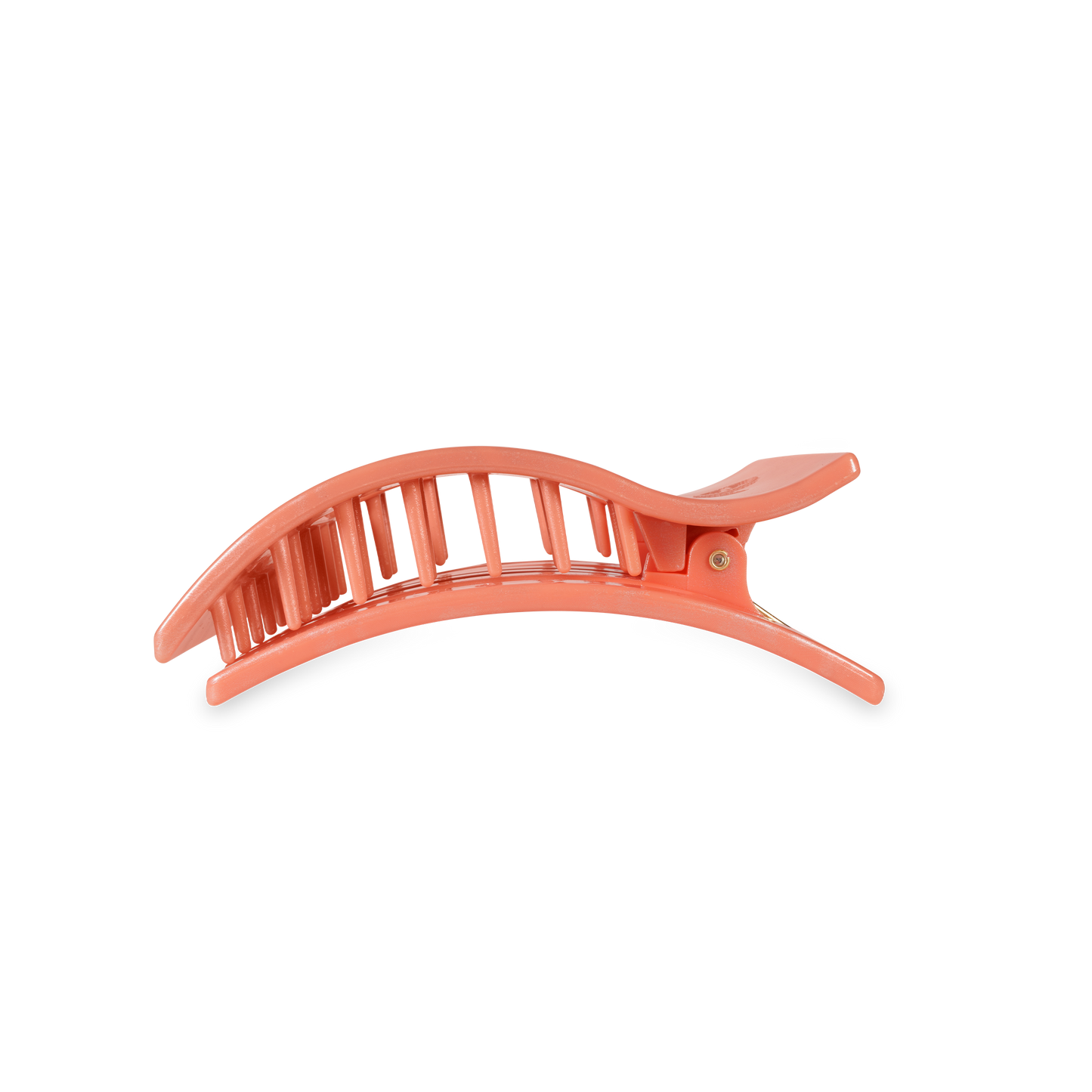 TELETIES - Flat Rectangle Hair Clip | Medium | Dreamsicle
