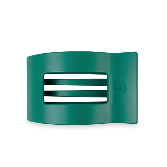 TELETIES - Flat Rectangle Hair Clip | Medium | Fir Real