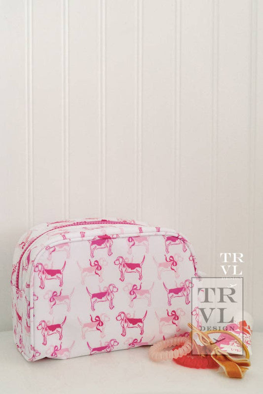 TRVL Design - Stow It - Puppy Love Pink Dopp Kit Bag