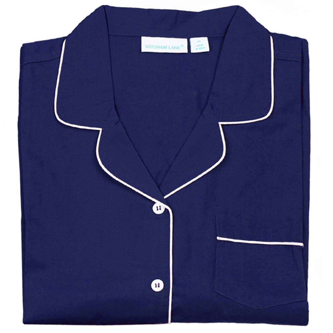 Needham Lane - Cooper Navy Short Sleeve Shorty Pajamas